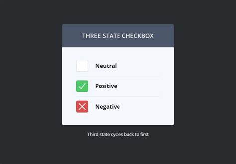 tri-stae checkbox